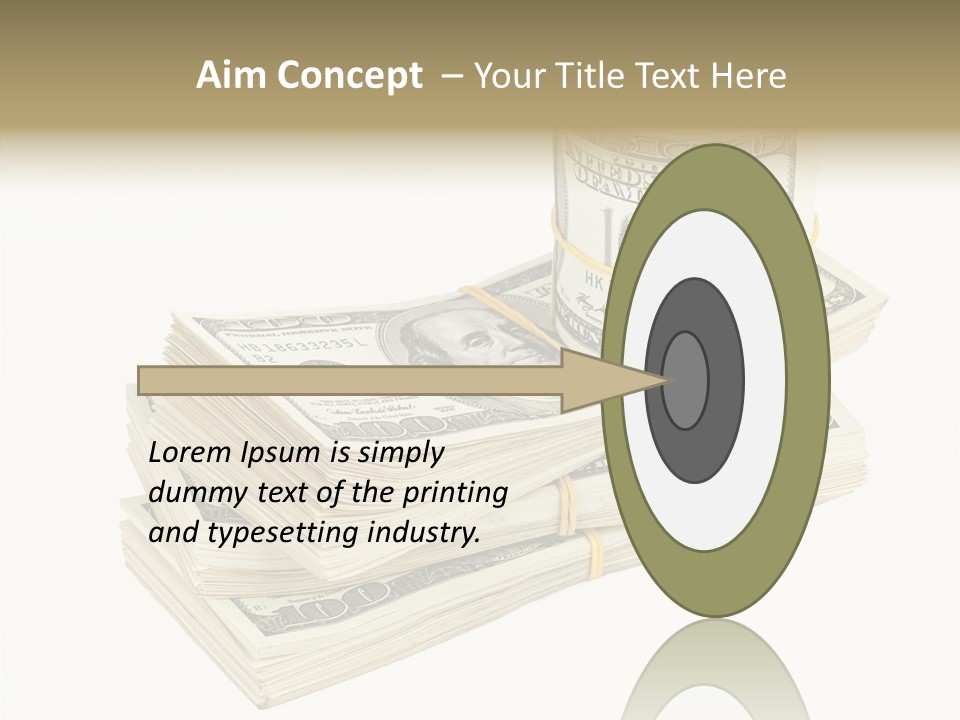 Dollar Band Backdrop PowerPoint Template