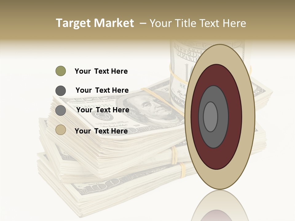 Dollar Band Backdrop PowerPoint Template