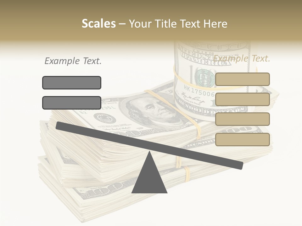 Dollar Band Backdrop PowerPoint Template