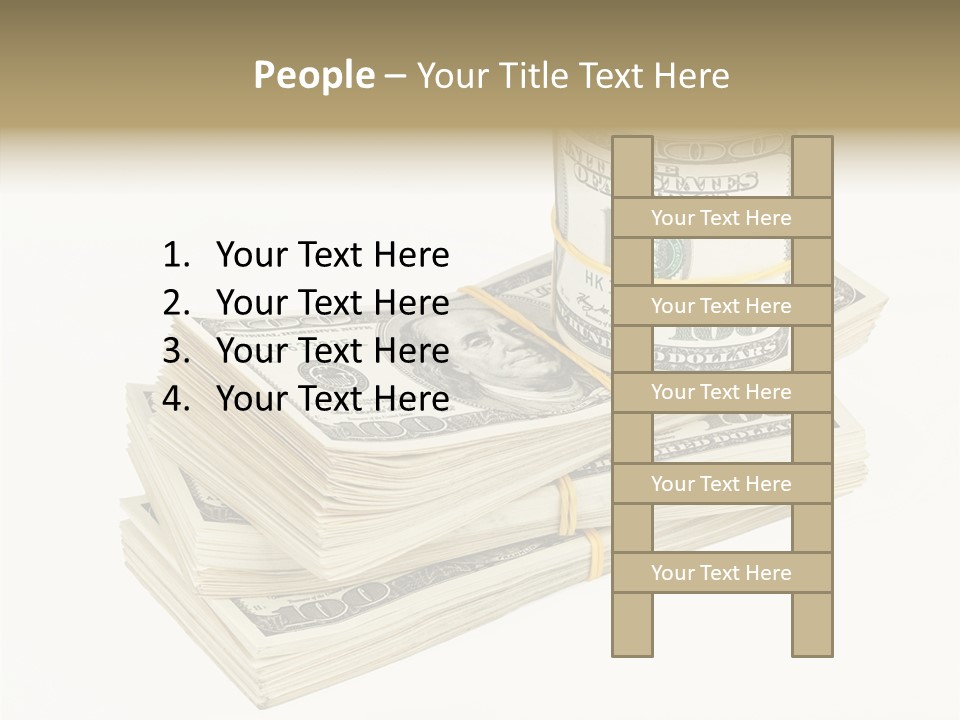 Dollar Band Backdrop PowerPoint Template