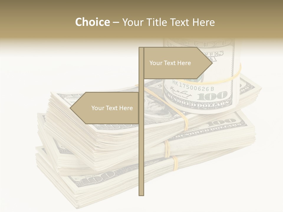 Dollar Band Backdrop PowerPoint Template