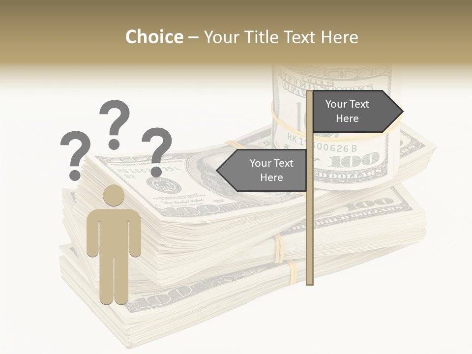 Dollar Band Backdrop PowerPoint Template