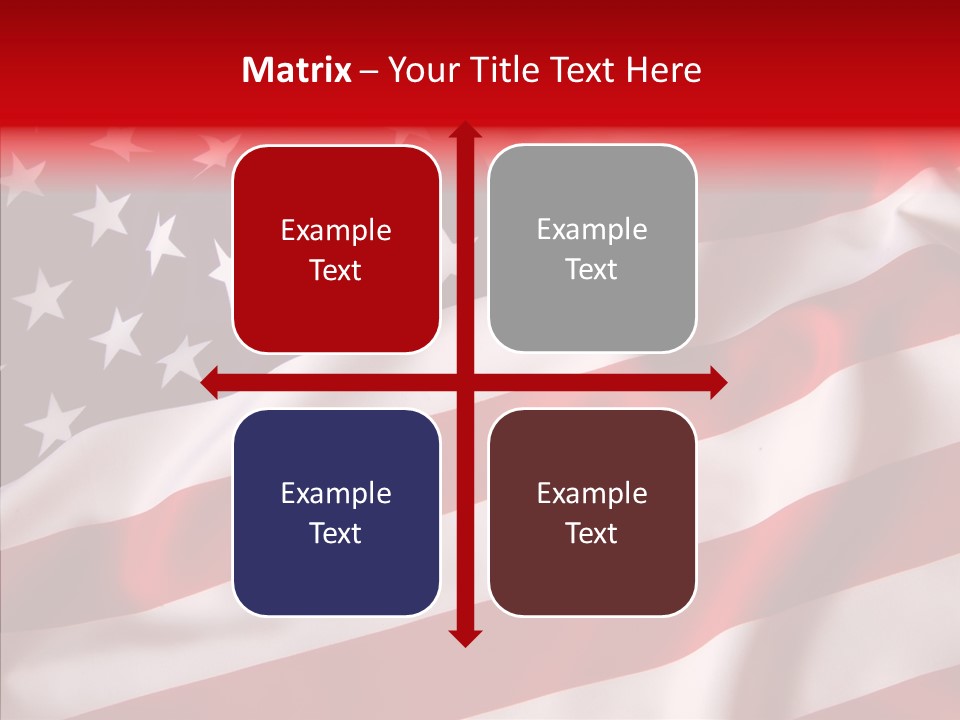 American Blur Background PowerPoint Template