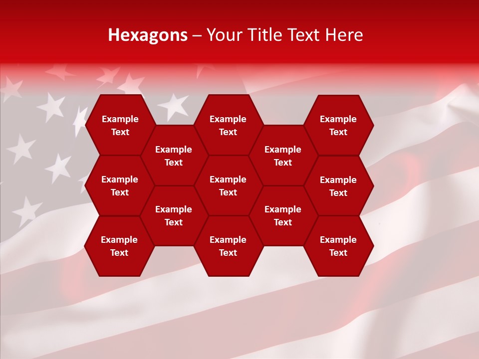 American Blur Background PowerPoint Template