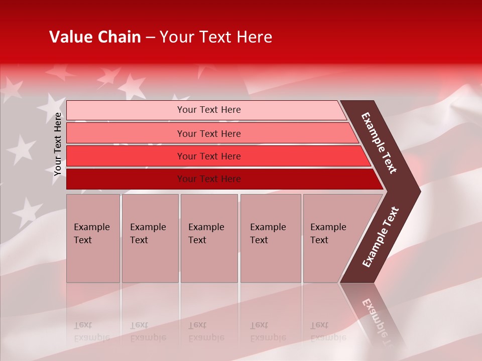 American Blur Background PowerPoint Template