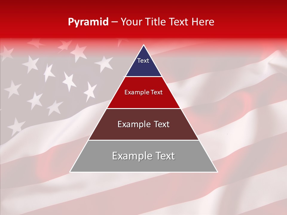 American Blur Background PowerPoint Template