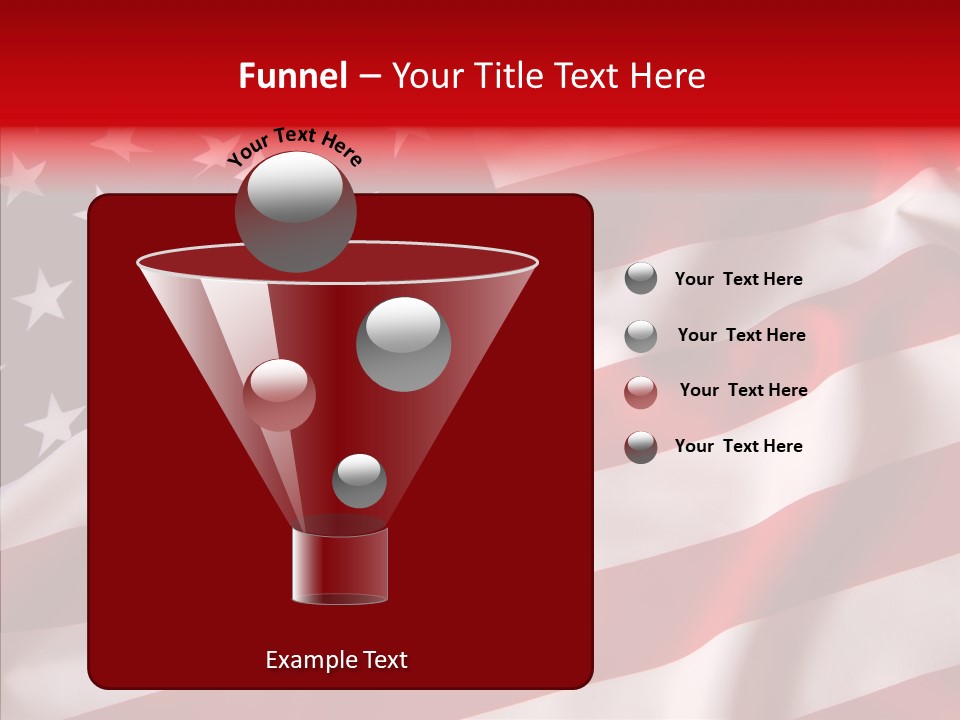 American Blur Background PowerPoint Template