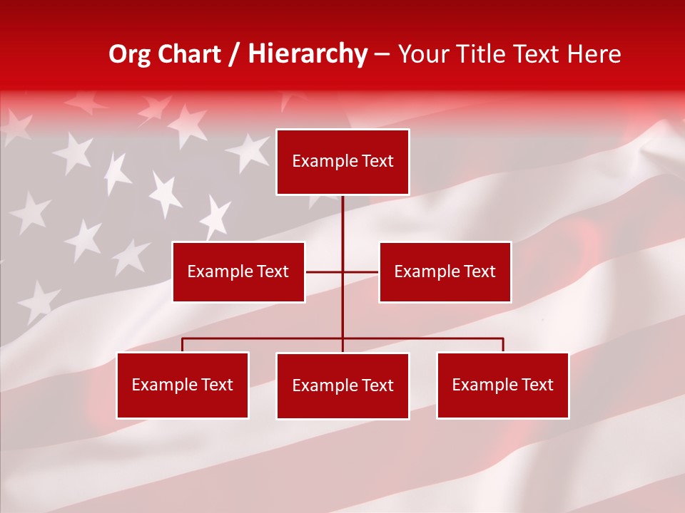 American Blur Background PowerPoint Template