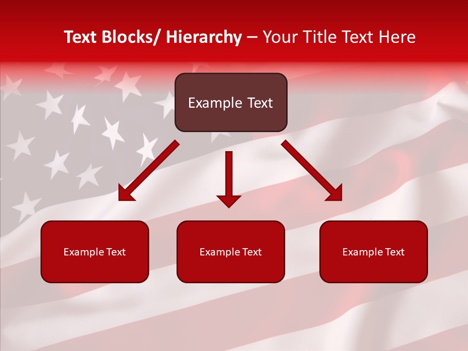 American Blur Background PowerPoint Template