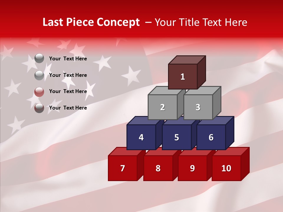 American Blur Background PowerPoint Template