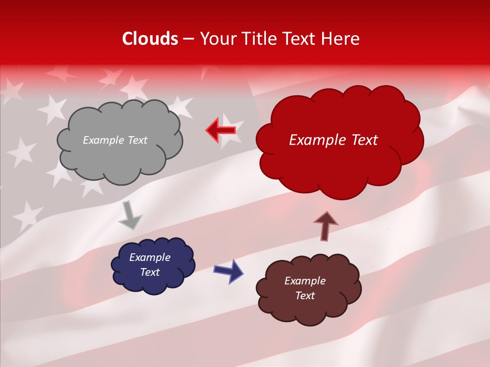 American Blur Background PowerPoint Template