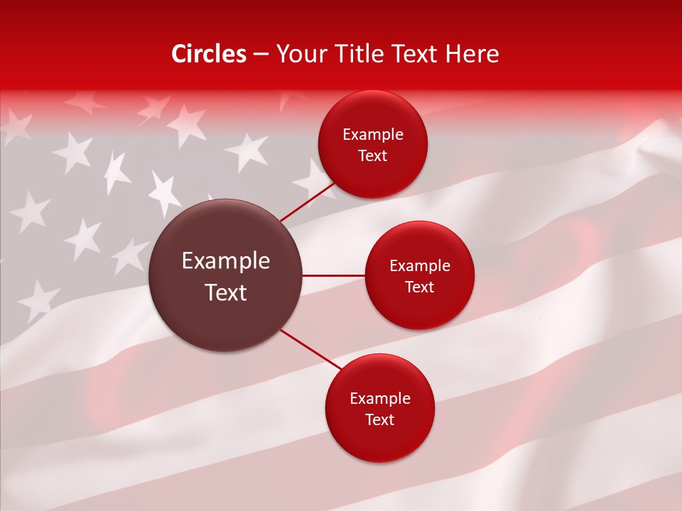 American Blur Background PowerPoint Template