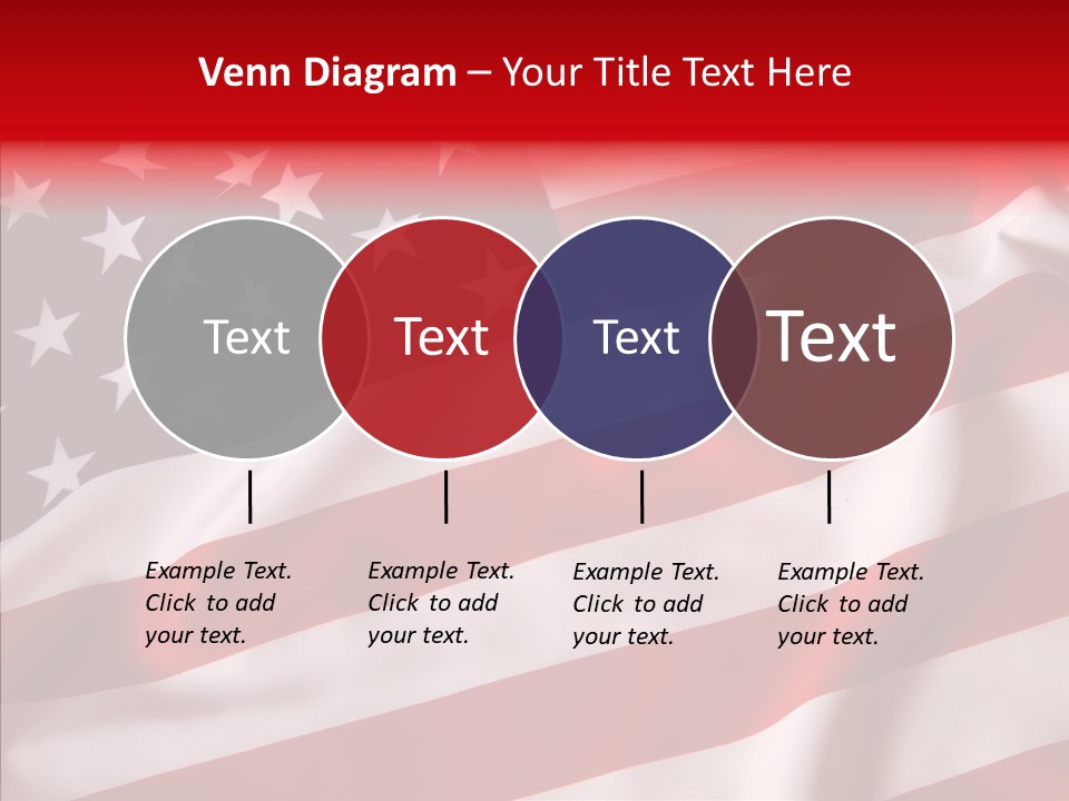American Blur Background PowerPoint Template