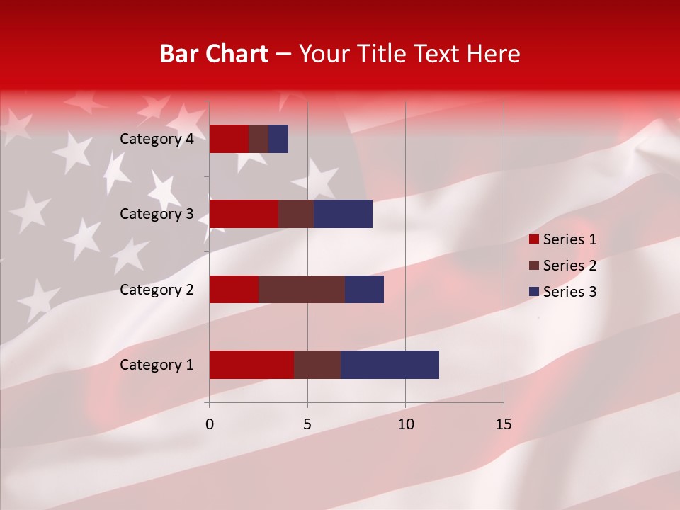 American Blur Background PowerPoint Template