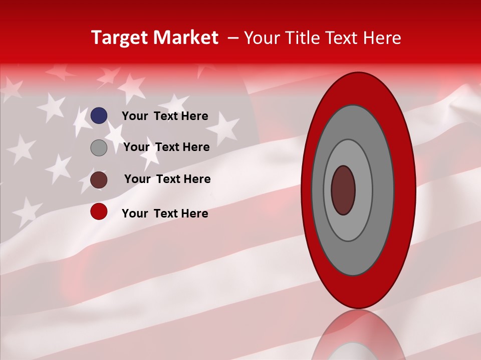 American Blur Background PowerPoint Template