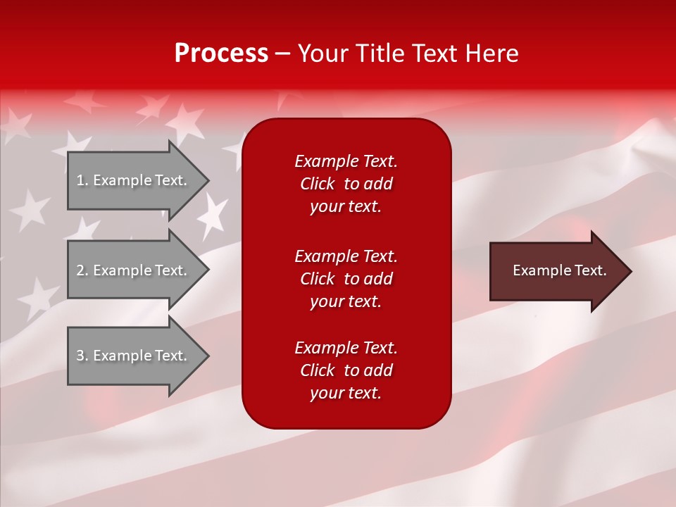 American Blur Background PowerPoint Template