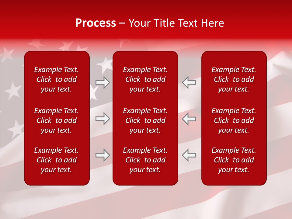 American Blur Background PowerPoint Template