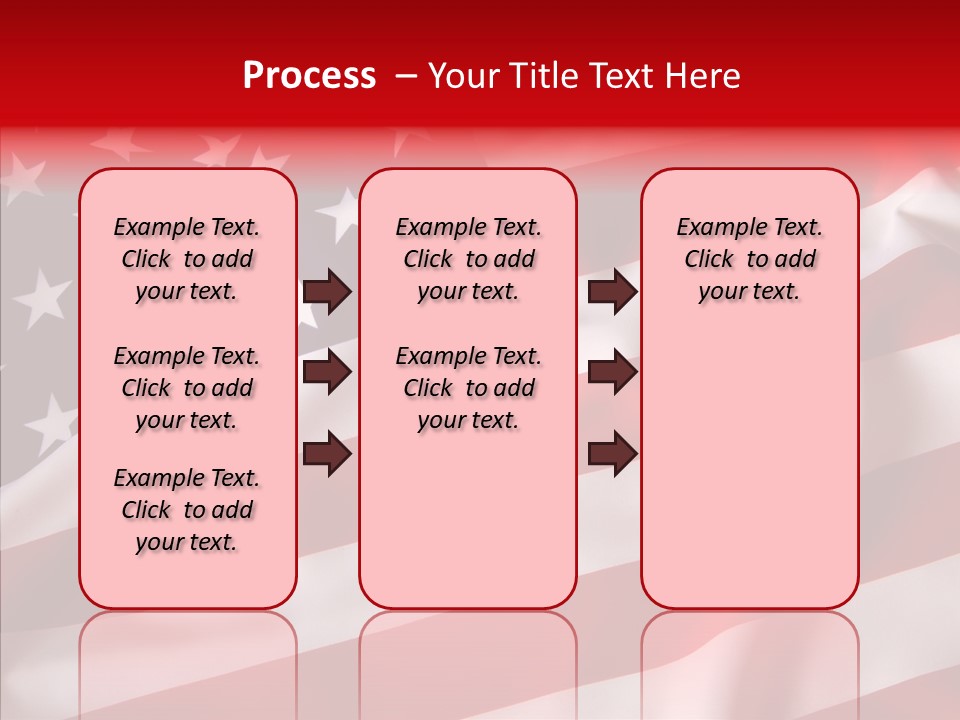 American Blur Background PowerPoint Template