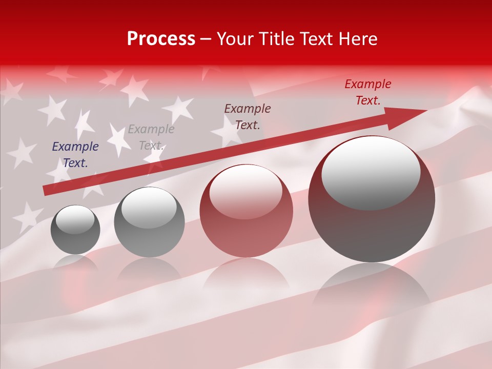 American Blur Background PowerPoint Template