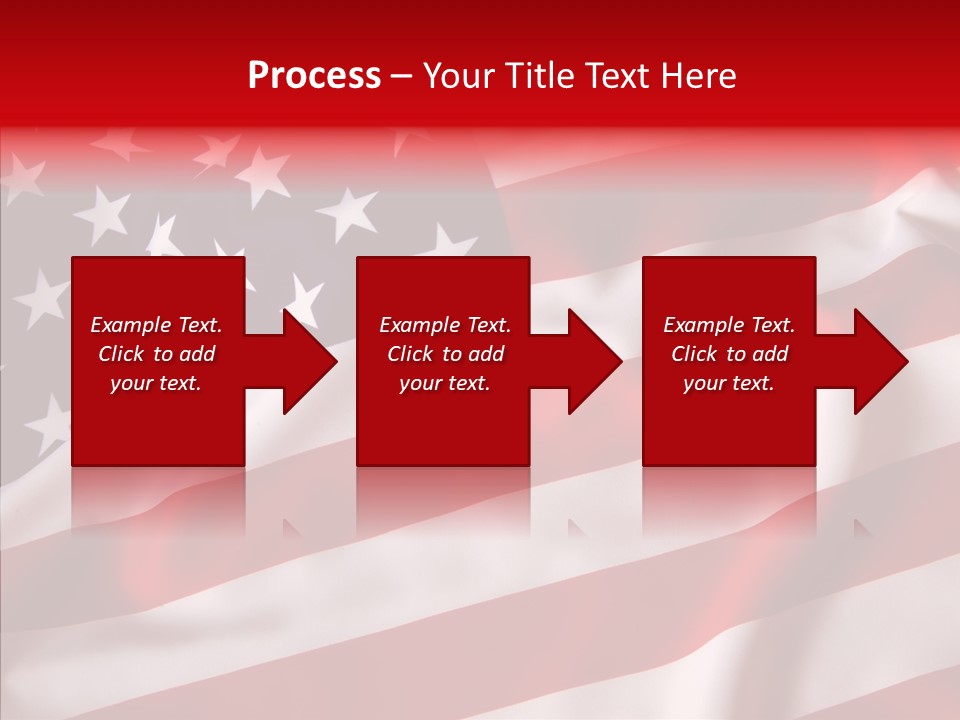 American Blur Background PowerPoint Template