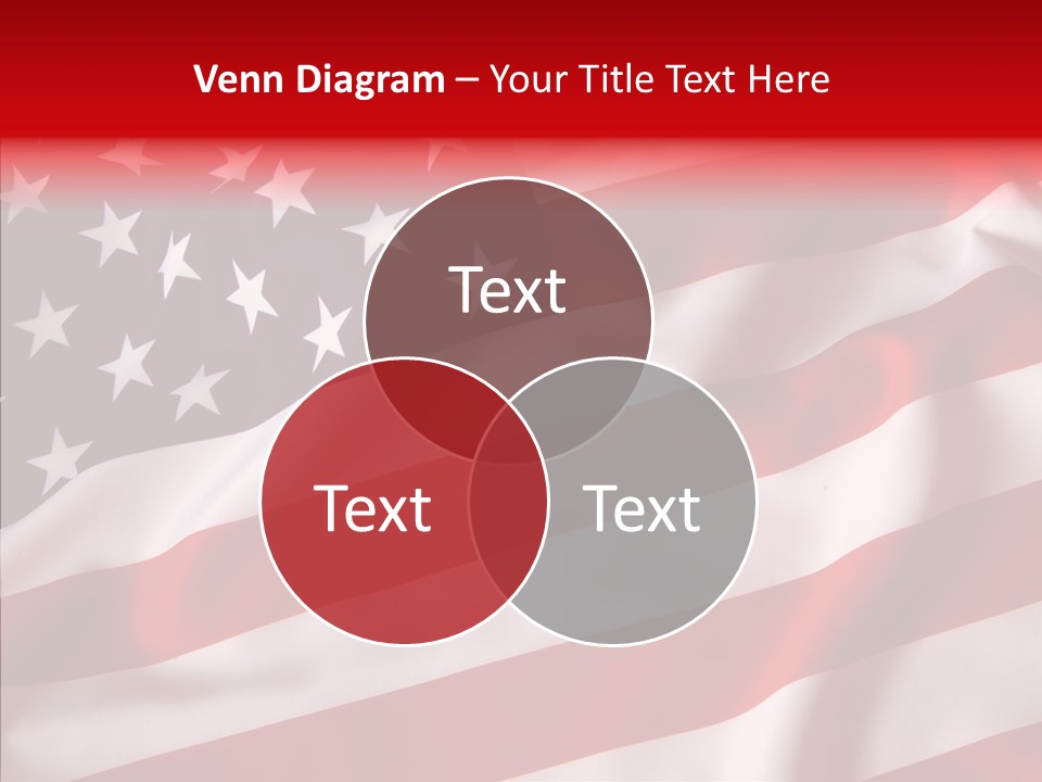 American Blur Background PowerPoint Template