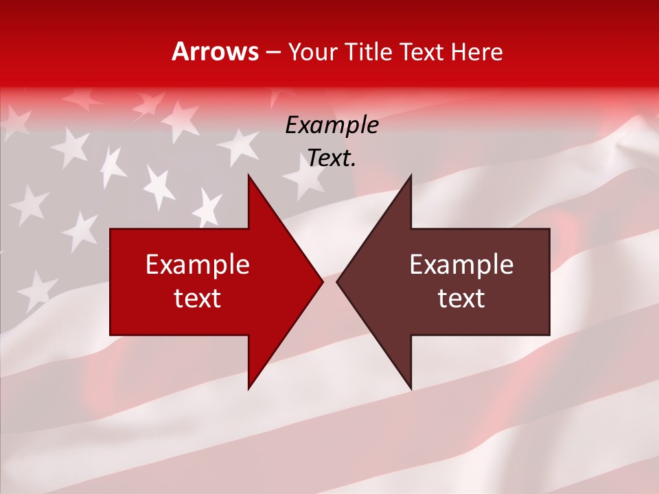 American Blur Background PowerPoint Template