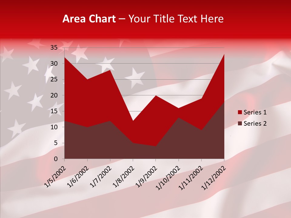 American Blur Background PowerPoint Template