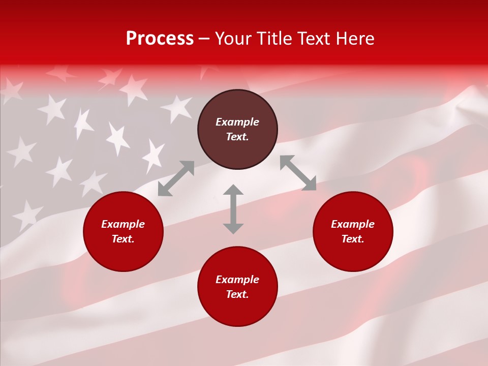 American Blur Background PowerPoint Template