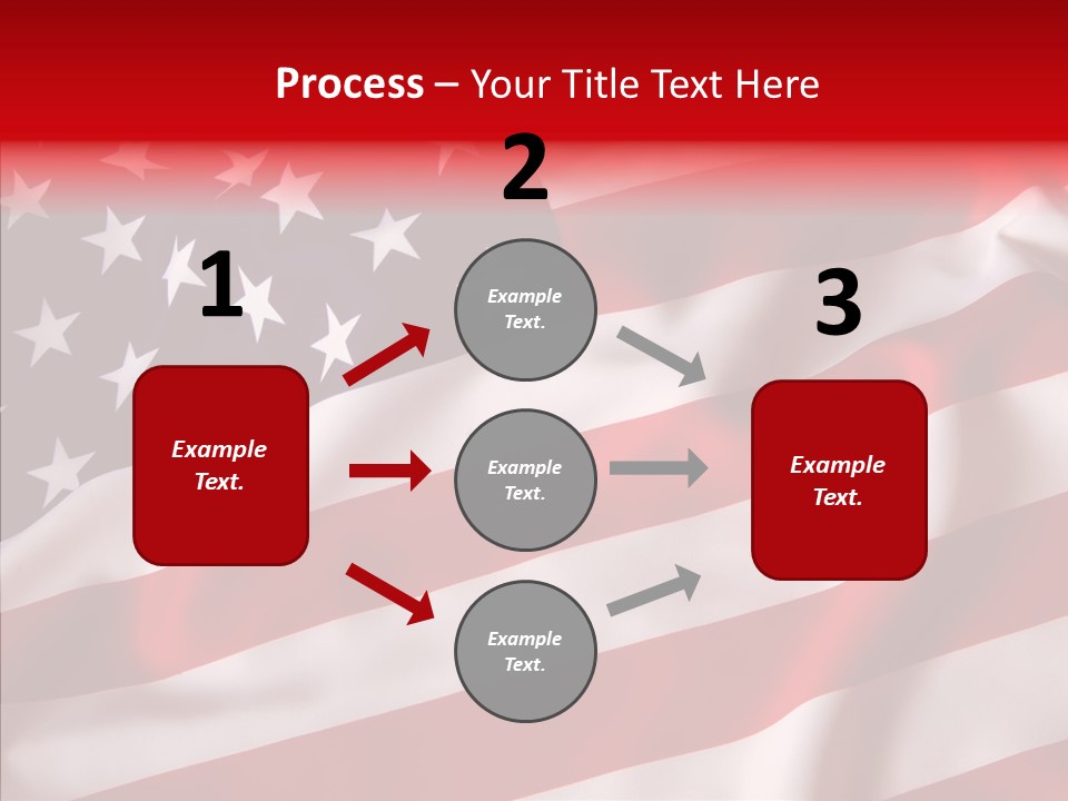 American Blur Background PowerPoint Template