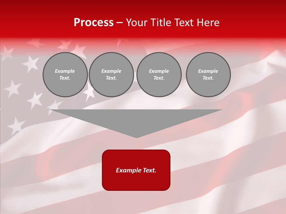 American Blur Background PowerPoint Template