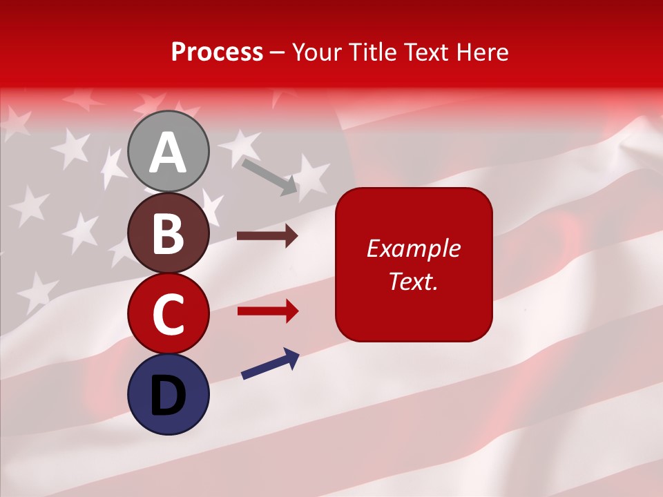 American Blur Background PowerPoint Template