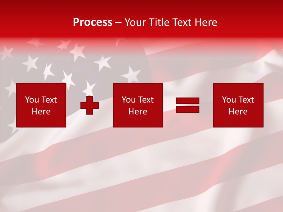 American Blur Background PowerPoint Template