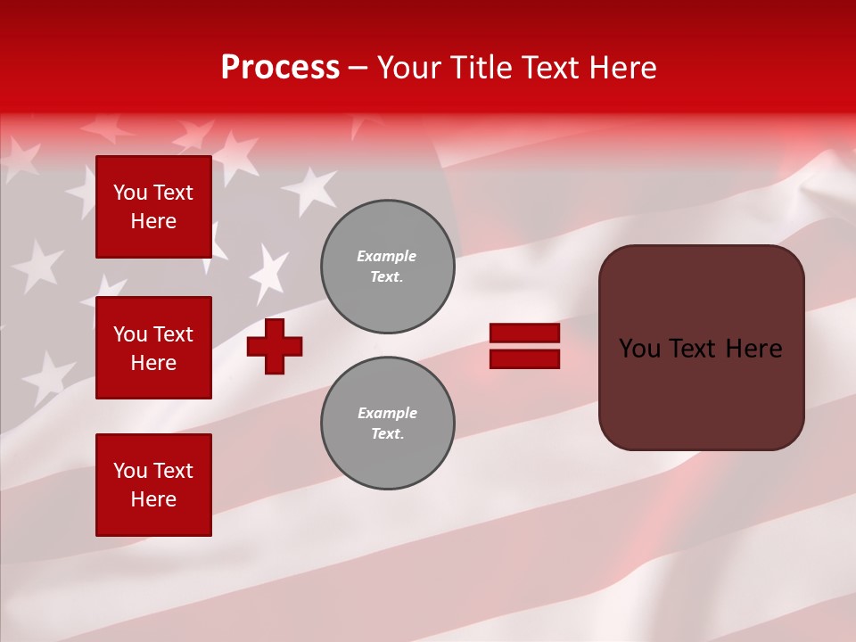 American Blur Background PowerPoint Template