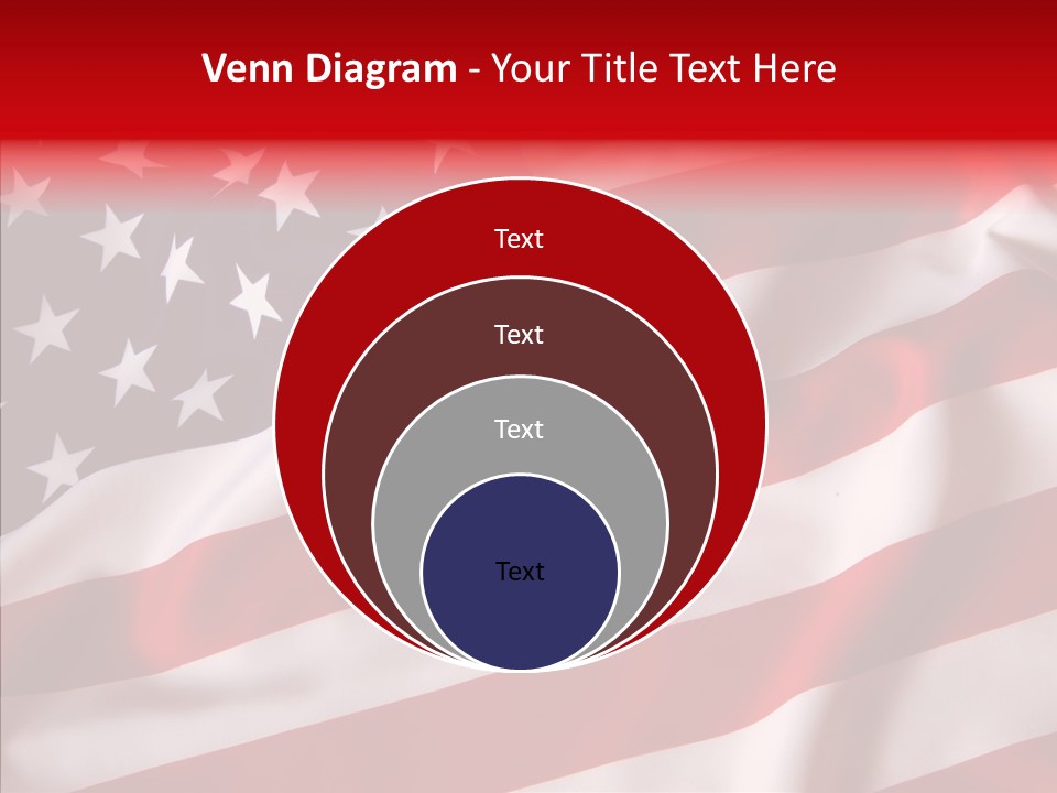 American Blur Background PowerPoint Template