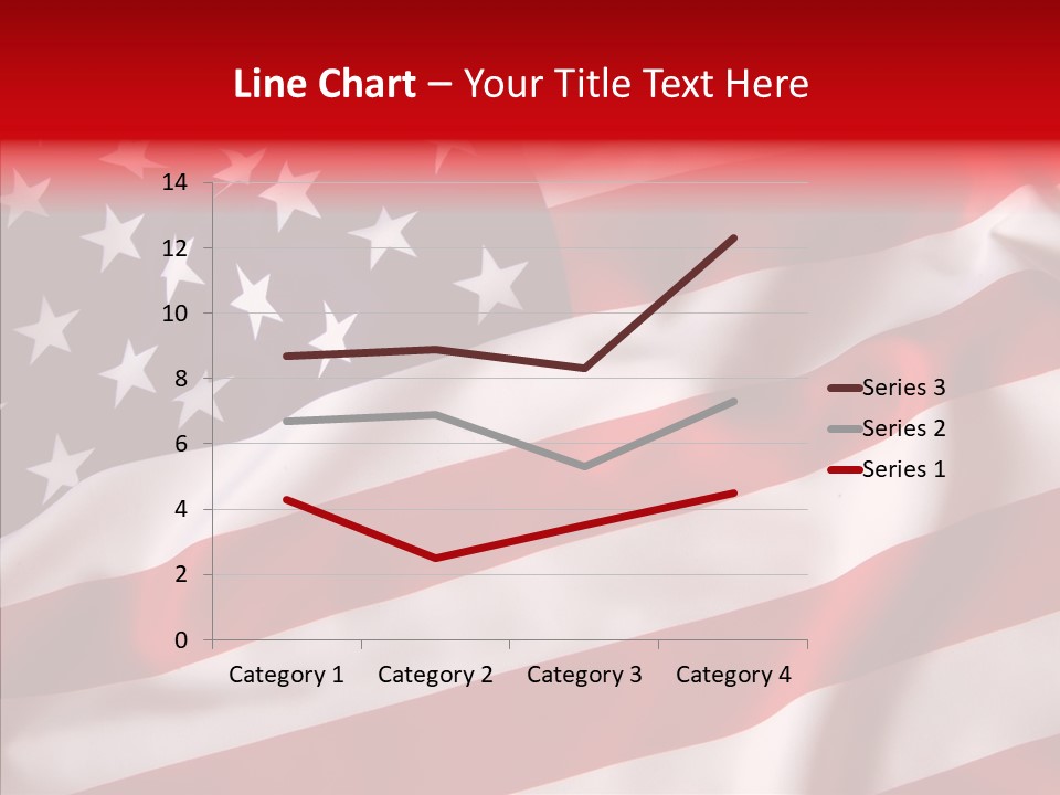 American Blur Background PowerPoint Template