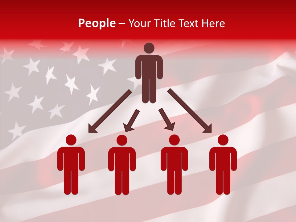 American Blur Background PowerPoint Template