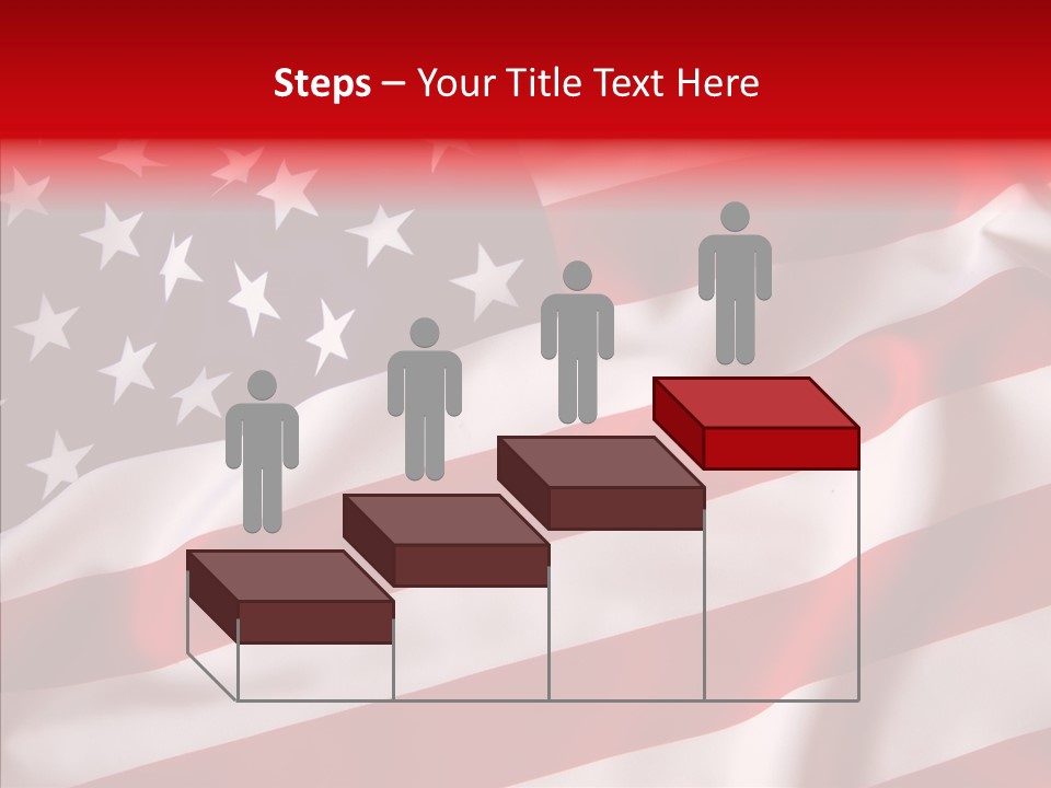American Blur Background PowerPoint Template