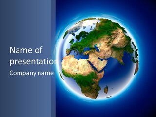 Ocean Mediterranean Geography PowerPoint Template