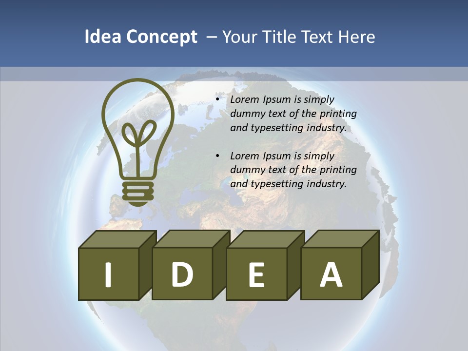 Ocean Mediterranean Geography PowerPoint Template