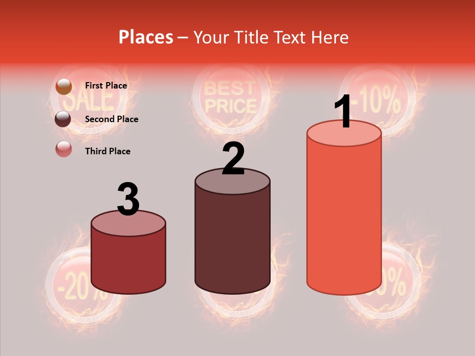 Retail Sign Black PowerPoint Template