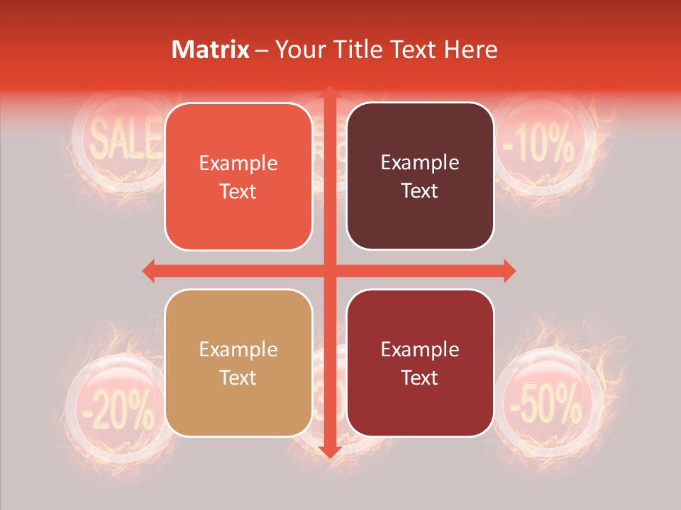 Retail Sign Black PowerPoint Template