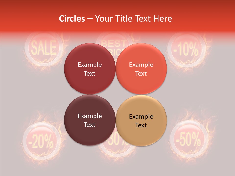 Retail Sign Black PowerPoint Template