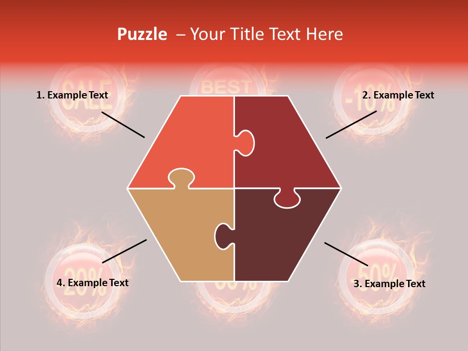 Retail Sign Black PowerPoint Template