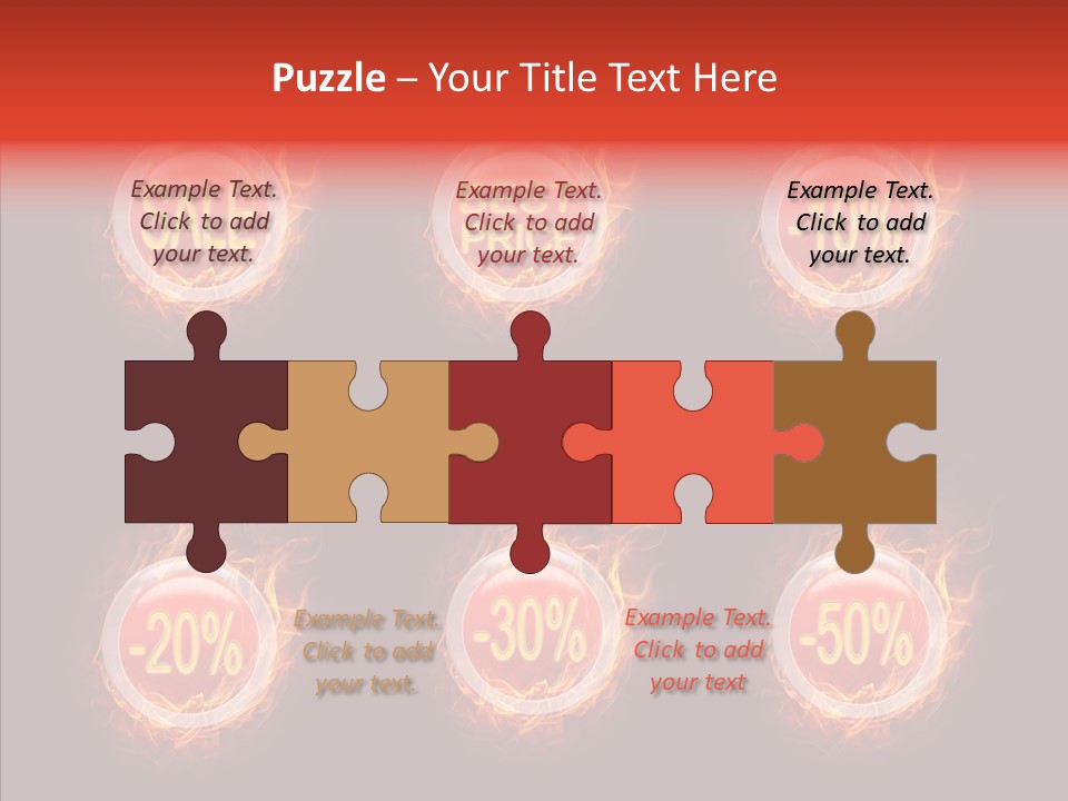 Retail Sign Black PowerPoint Template