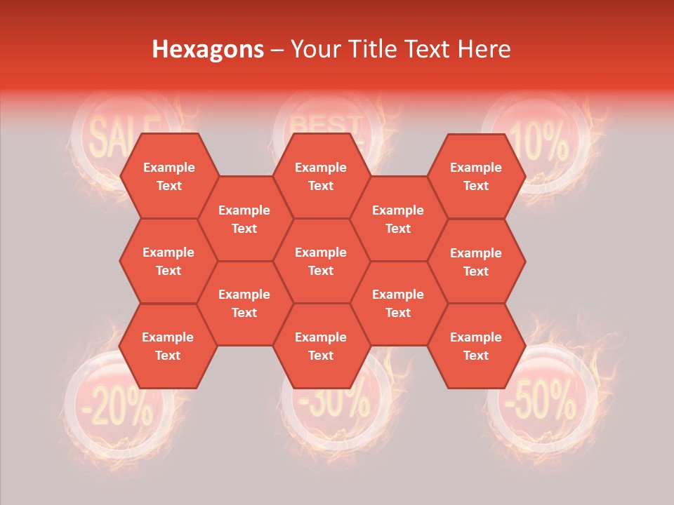 Retail Sign Black PowerPoint Template