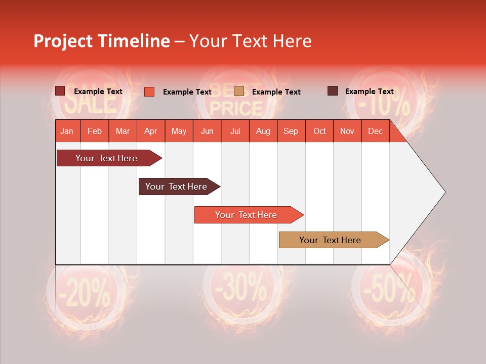 Retail Sign Black PowerPoint Template