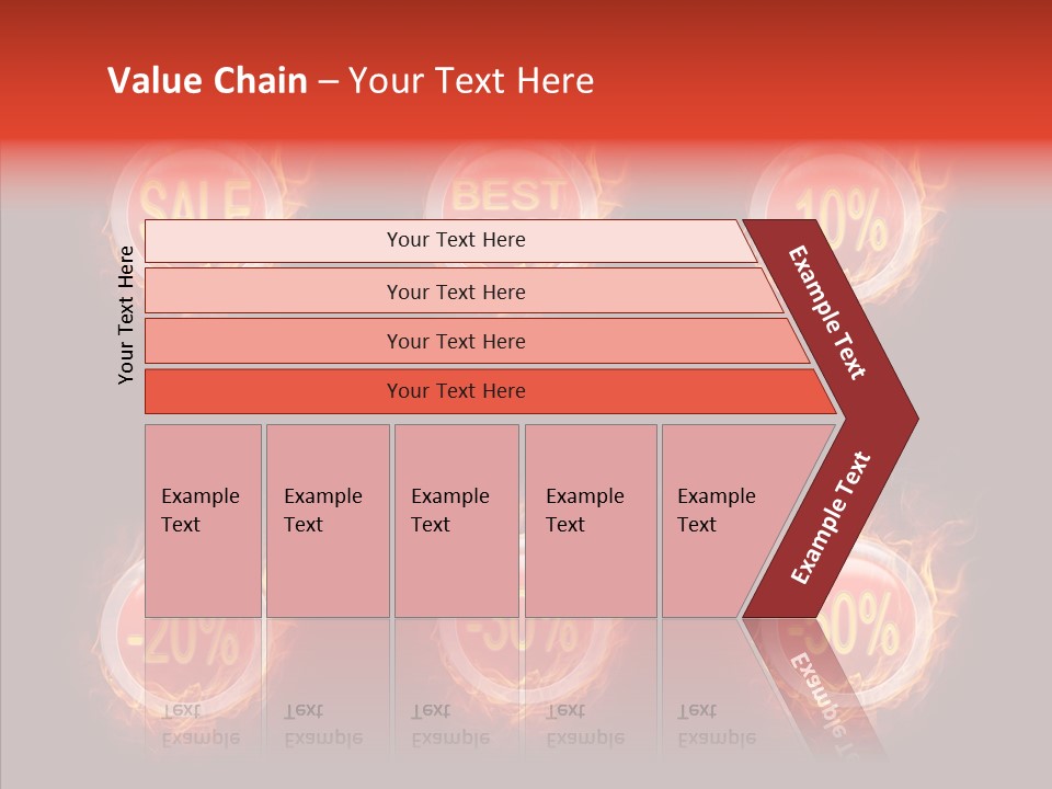 Retail Sign Black PowerPoint Template