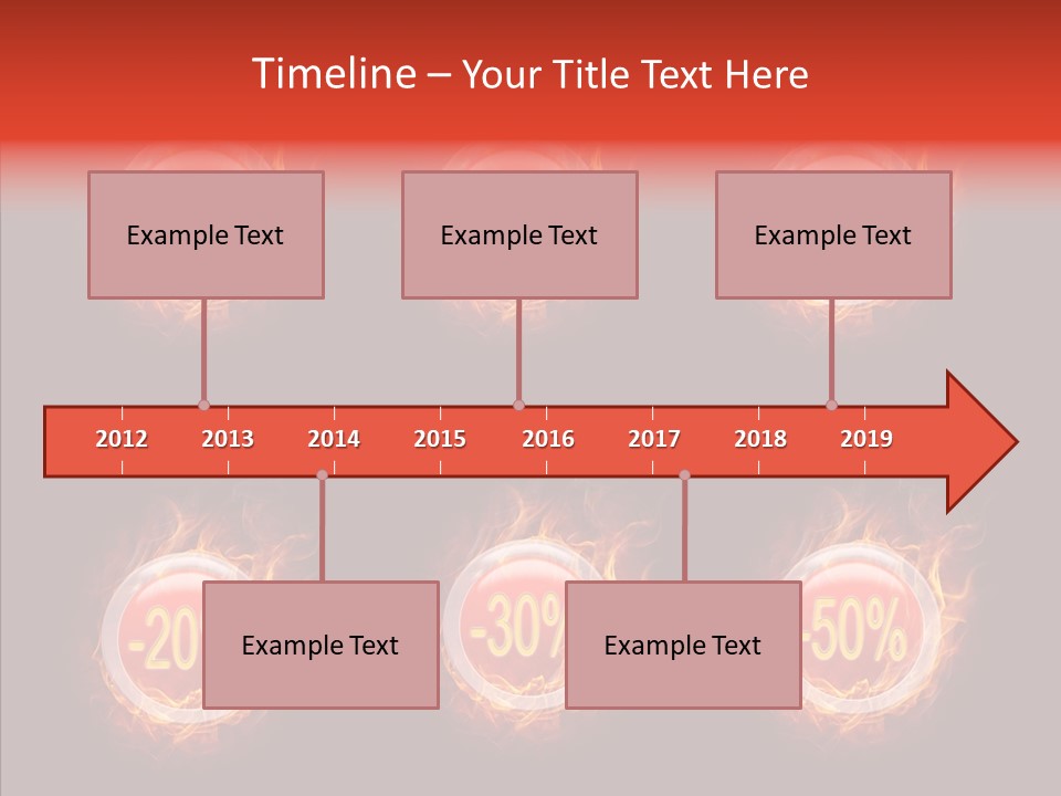 Retail Sign Black PowerPoint Template