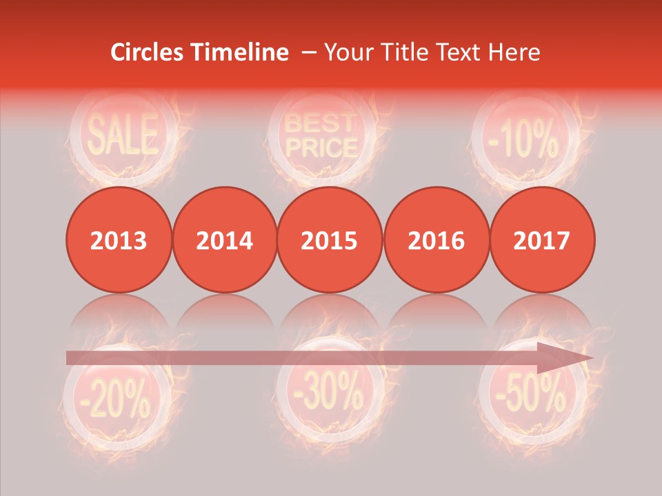 Retail Sign Black PowerPoint Template