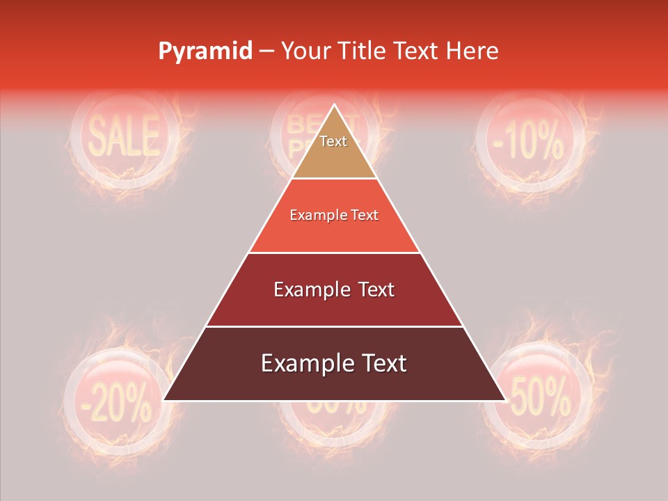 Retail Sign Black PowerPoint Template